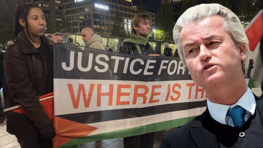 Filistin'e destek gsterileri rk Wilders'i ldrtt: Babakan olsaydm hepsini tutuklardm