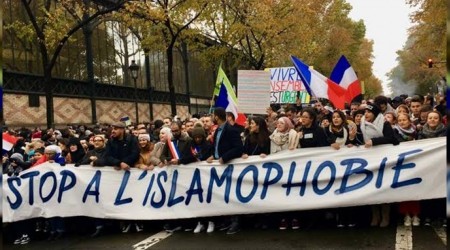 Fransa'da İslamofobi protesto edildi