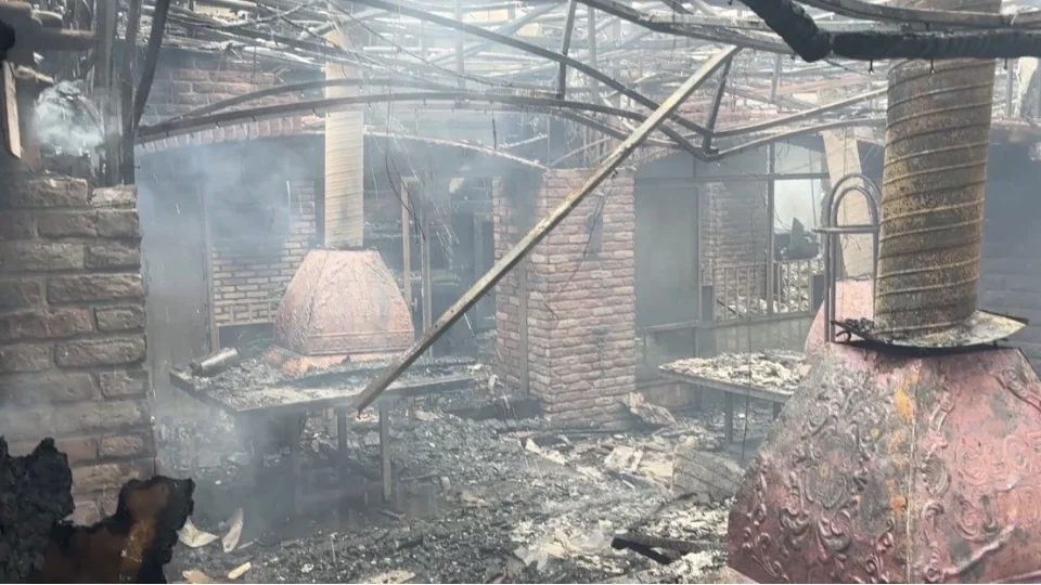 Gaziantep'te restoran yangını söndürüldü