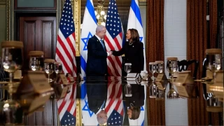 Gazze kasabı Netanyahu, Biden'den sonra Kamala Harris ile görüştü