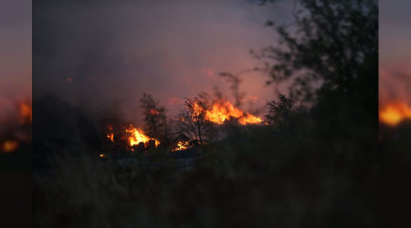 Gelibolu'da zirai alanda yangın çıktı
