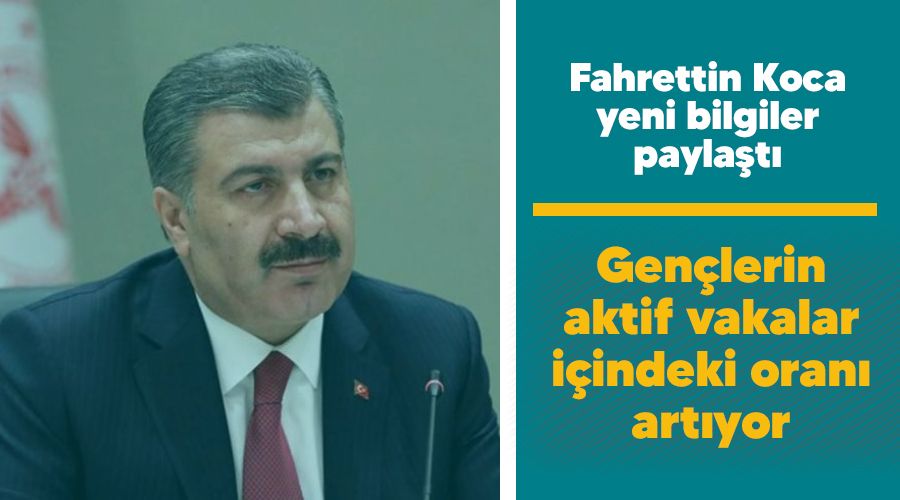 Gen�lerin aktif vakalar i�indeki oran� art�yor