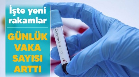 Günlük vaka sayısı arttı