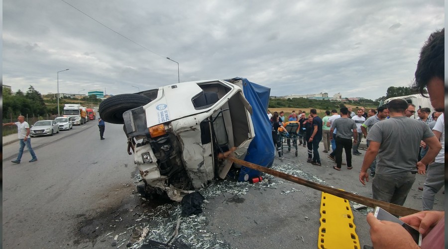 Hadımköy’de feci kaza