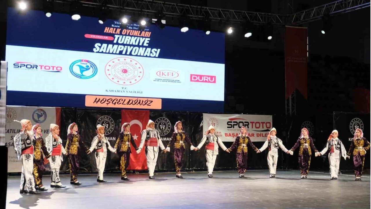 Halk Oyunları Yıldızlar Türkiye Şampiyonası sona erdi