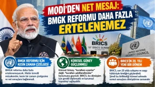 Hindistan Ba�bakan� Modi, BMGK reformunun daha fazla ertelenemeyece�ini vurgulad�