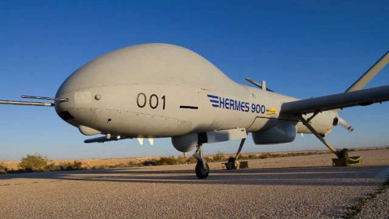 İran, düşürülen Hermes 900'ün görüntülerini yayınladı