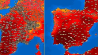 �spanya'da hava s�cakl���na ba�l� �l�mlerde rekor k�r�ld�