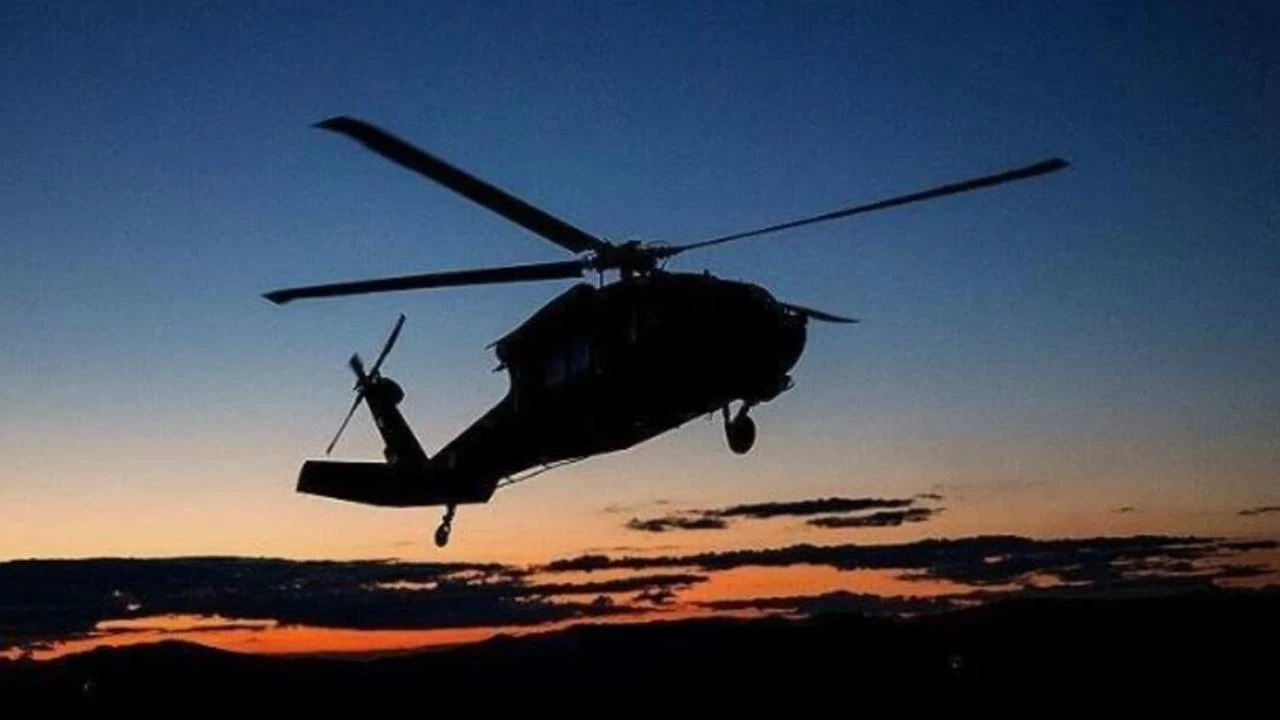 Isparta'da arızalanan askeri helikopter acil iniş yaptı