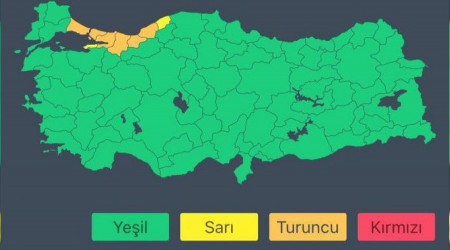 İstanbul için turuncu uyarı