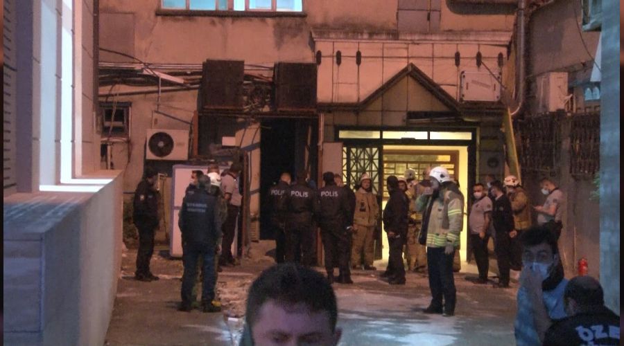 �stanbul �niversitesi �apa T�p Fak�ltesi'nde yang�n pani�i