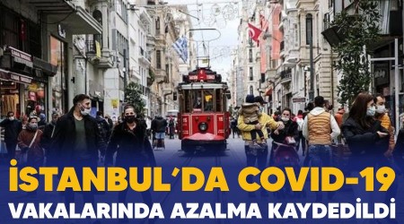 İstanbul'da Covid-19 vakalarında azalma kaydedildi