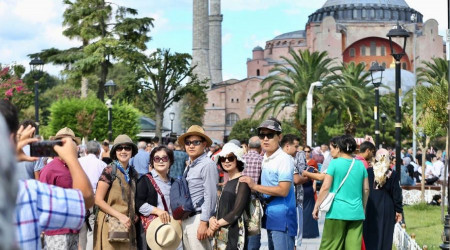 stanbul'un turist saysnda byk art