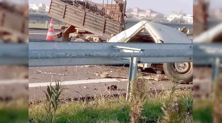 İzmir-İstanbul otobanında feci kaza