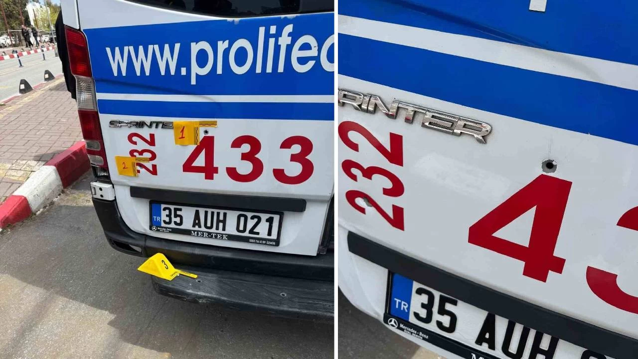İzmir'de ambulansa ateş eden sürücü tutuklandı