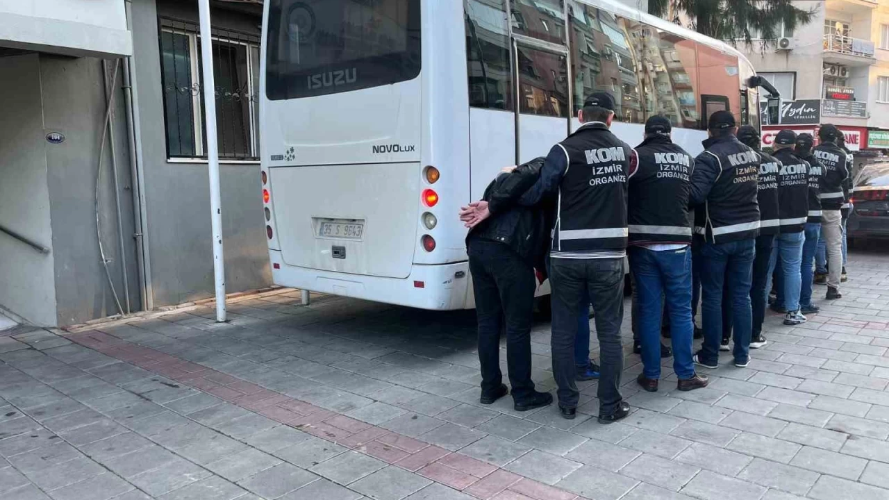 İzmir'de 'Genç Osman' çetesine operasyon: 7 tutuklama