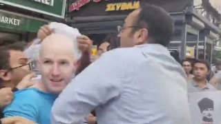 zmir'de sivil ABD askerlerine saldr