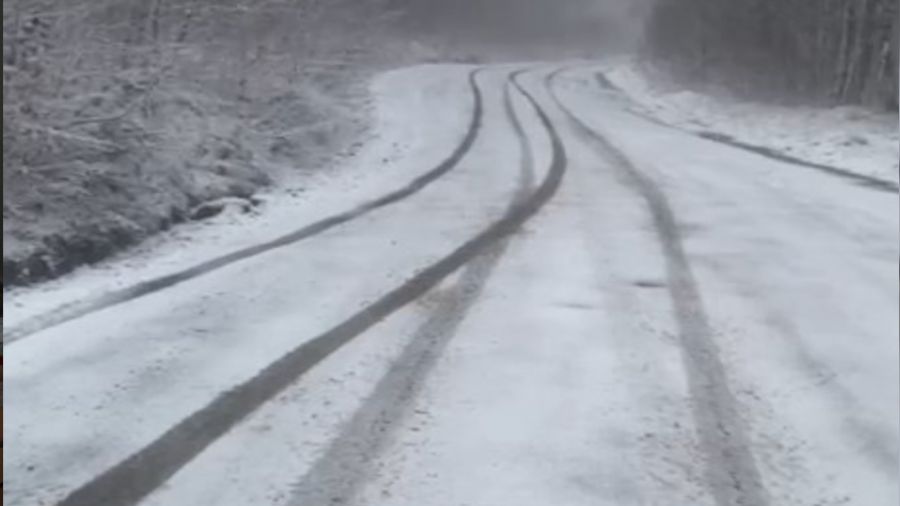 İznik'te kar etkisini sürdürüyor