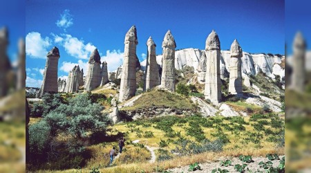 Kapadokya turist doldu
