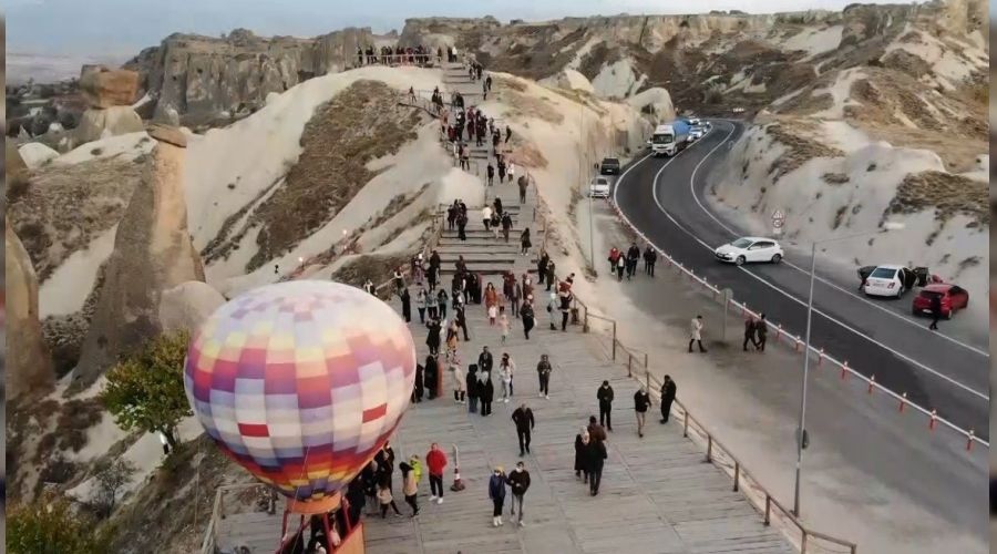 Kapadokya'da ziyaretçi sayısı yüzde 50 arttı