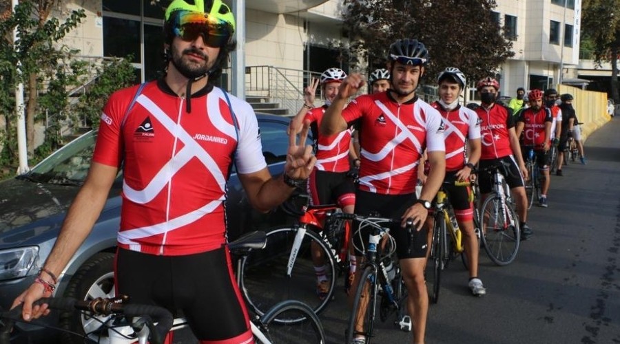 Kartal'da bisiklet korteji etkinliği