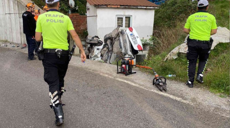 Kiraladığı araçla ölüme uçtu