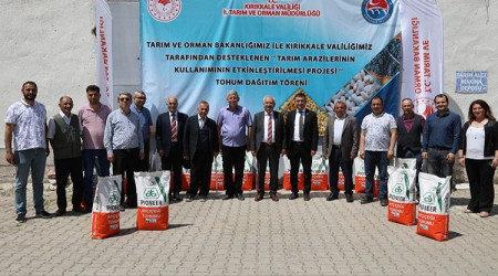 Kırıkkale'de atıl araziler tarımsal üretime kazandırılıyor