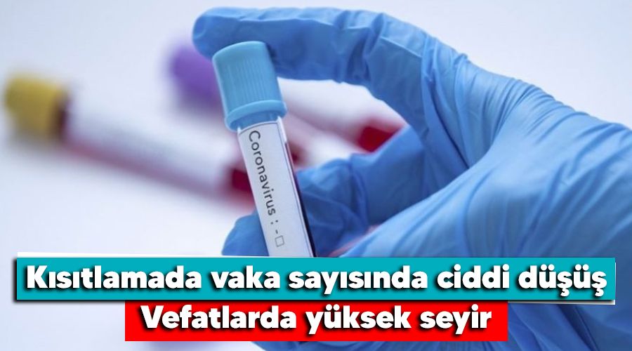 Kısıtlamada vaka sayısında ciddi düşüş, vefatlarda yüksek seyir
