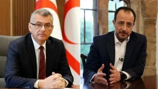 KKTC Cumhurbaşkanı Erhürman, GKRY lideri Hristodulidis ile bir araya geldi