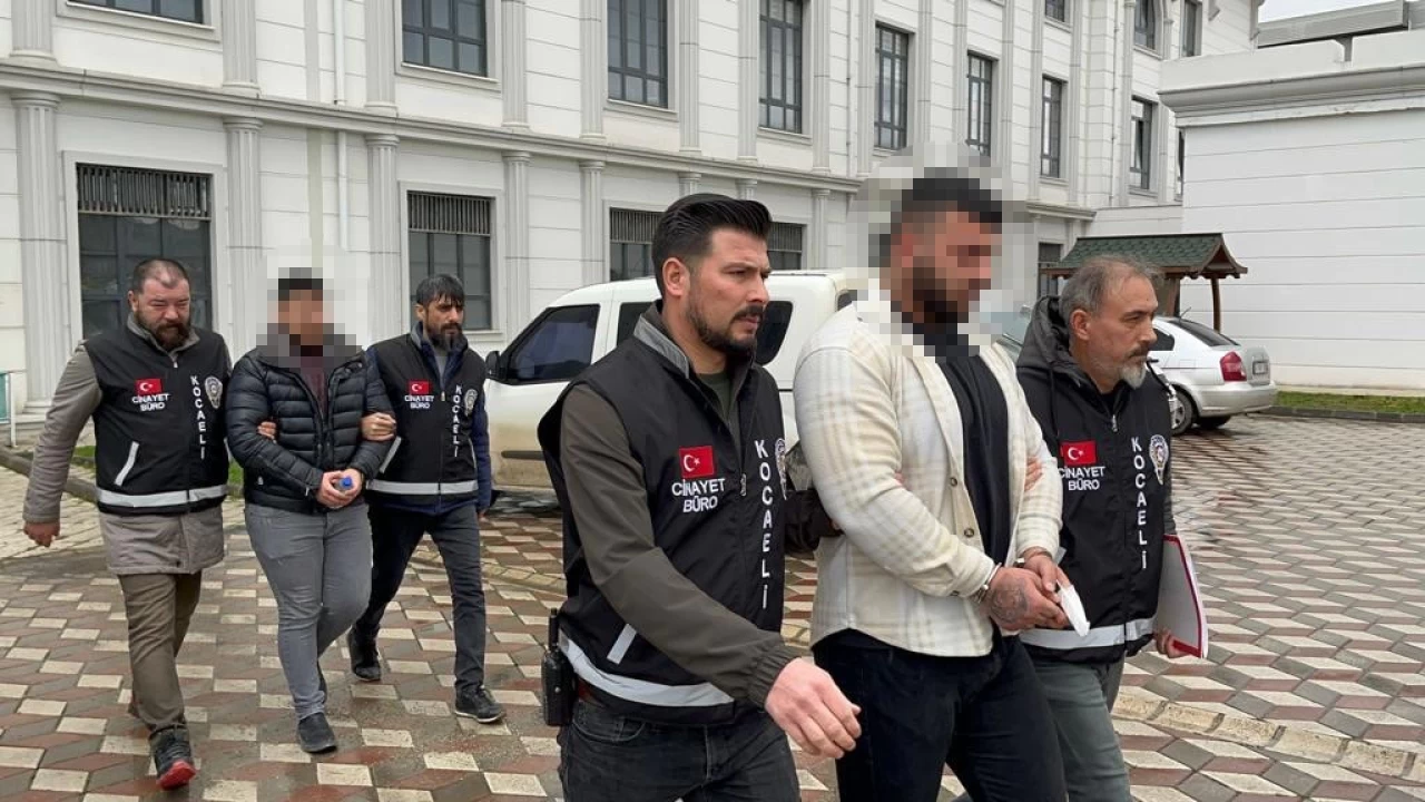 Kocaeli'de cinayet: 3 ��pheli tutukland�