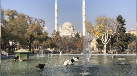 Konya'da Aralık ayında güneşli hava keyfi