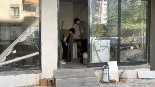 Konya'da bir apartmanda top mermisi bulundu