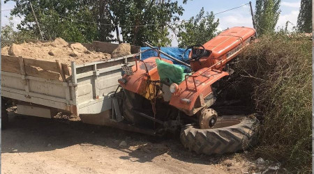 Kullandığı traktörünün altında kalarak hayatını kaybetti
