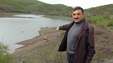 Kuraklığı fırsata çevirip yol yaptılar, sular altında kaldı