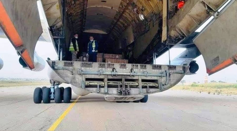 Libya'ya ilk a�� teslimat� ula�t�