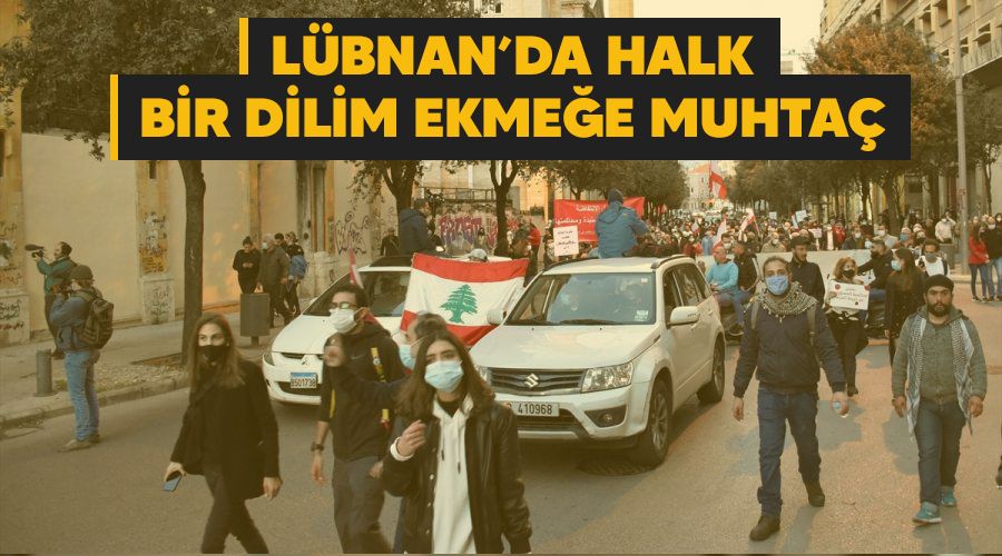 Lübnan'da halk bir dilim ekmeğe muhtaç