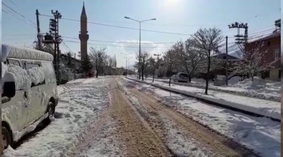 Malatya kar altında