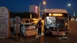 Malatya'da trambs ile otomobil arpt: 5 yaral