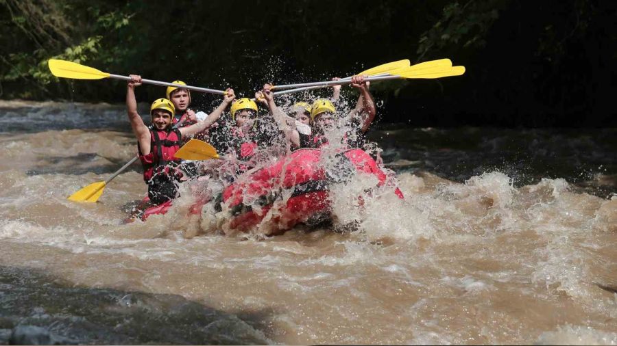 Marmara'nn tek rafting parkuru yaza hazr