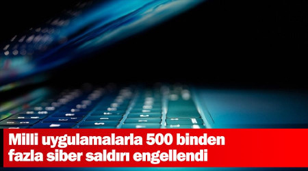 Milli uygulamalarla 500 binden fazla siber saldr engellendi