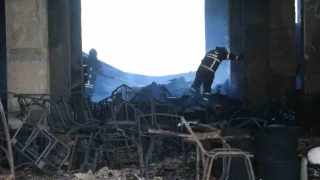 Mobilya fabrikasındaki yangın 3 saatte söndürüldü
