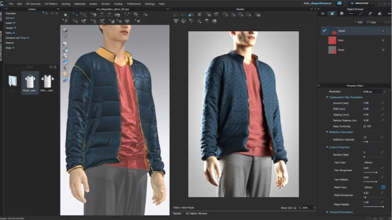 Moda tasarımında 3 boyutlu (3D) tasarım programları