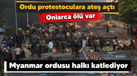 Myanmar ordusu halkı katlediyor