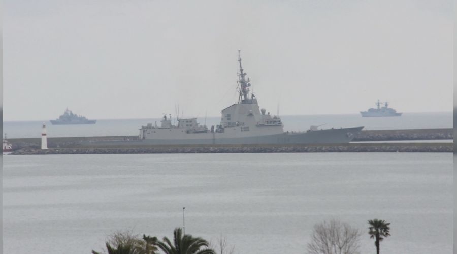 NATO gemileri Samsun'dan ayrıldı