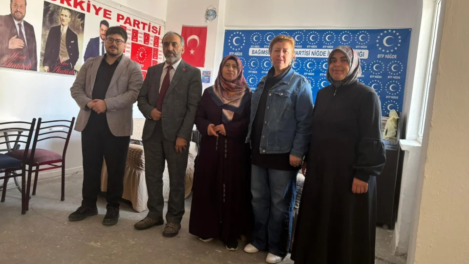 Ni�de�de BTP r�zgar�: Te�kilat dayan��mas� Bor sokaklar�nda yeni �yelerle ta�land�!