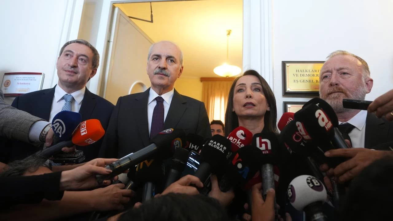 Numan Kurtulmuş'tan DEM Parti'ye 'anayasa' ziyareti