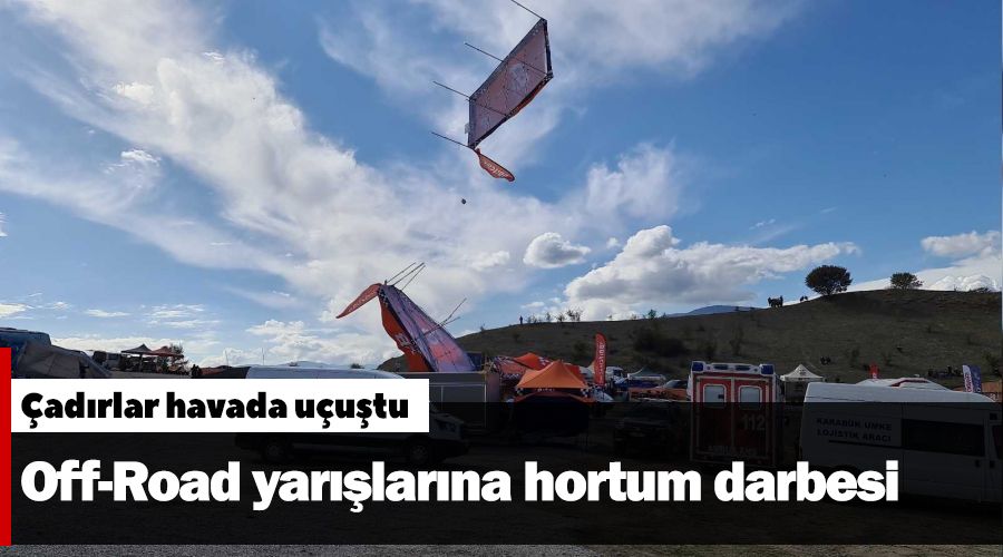 Off-Road yarışlarına hortum darbesi