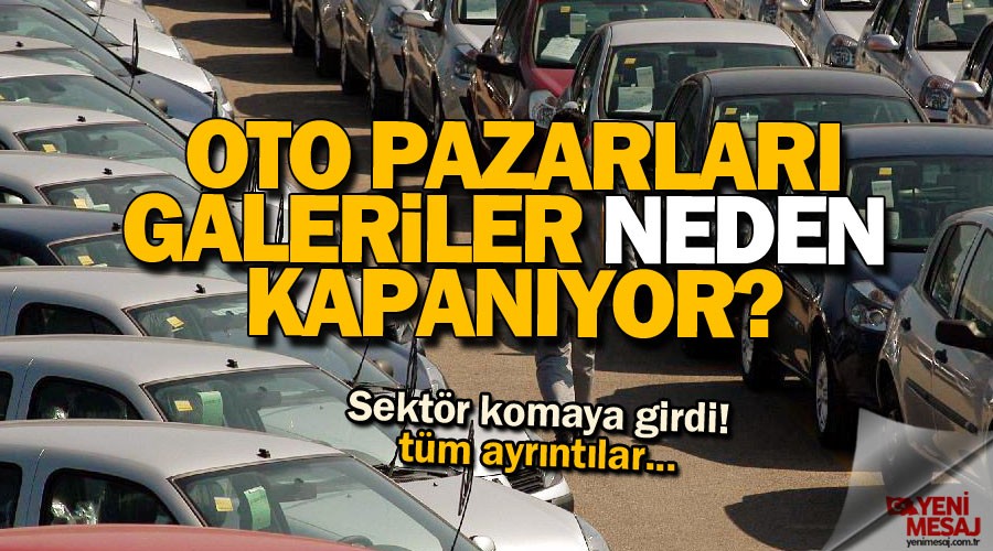 Oto pazar� komaya girdi