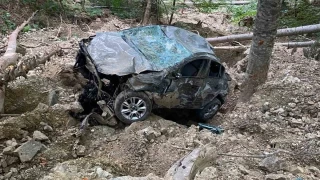 Otomobil uçuruma devrilmiş halde, sürücü ise ölü bulundu