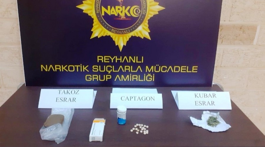 Reyhanlı'da uyuşturucu operasyonları